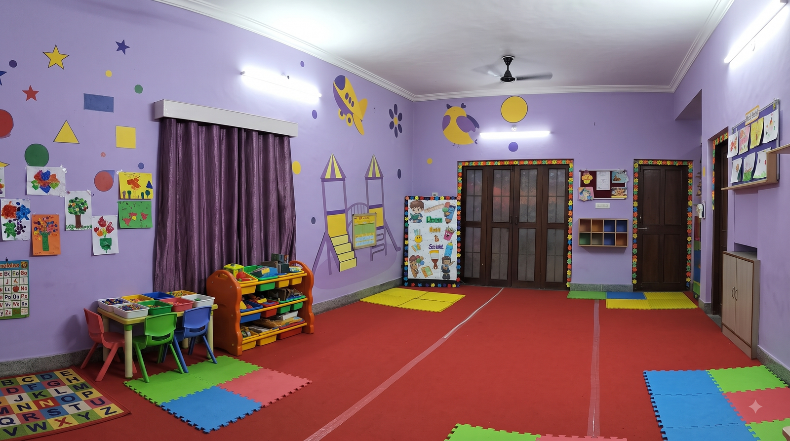 Bright classroom at Kidzee Vikas Nagar